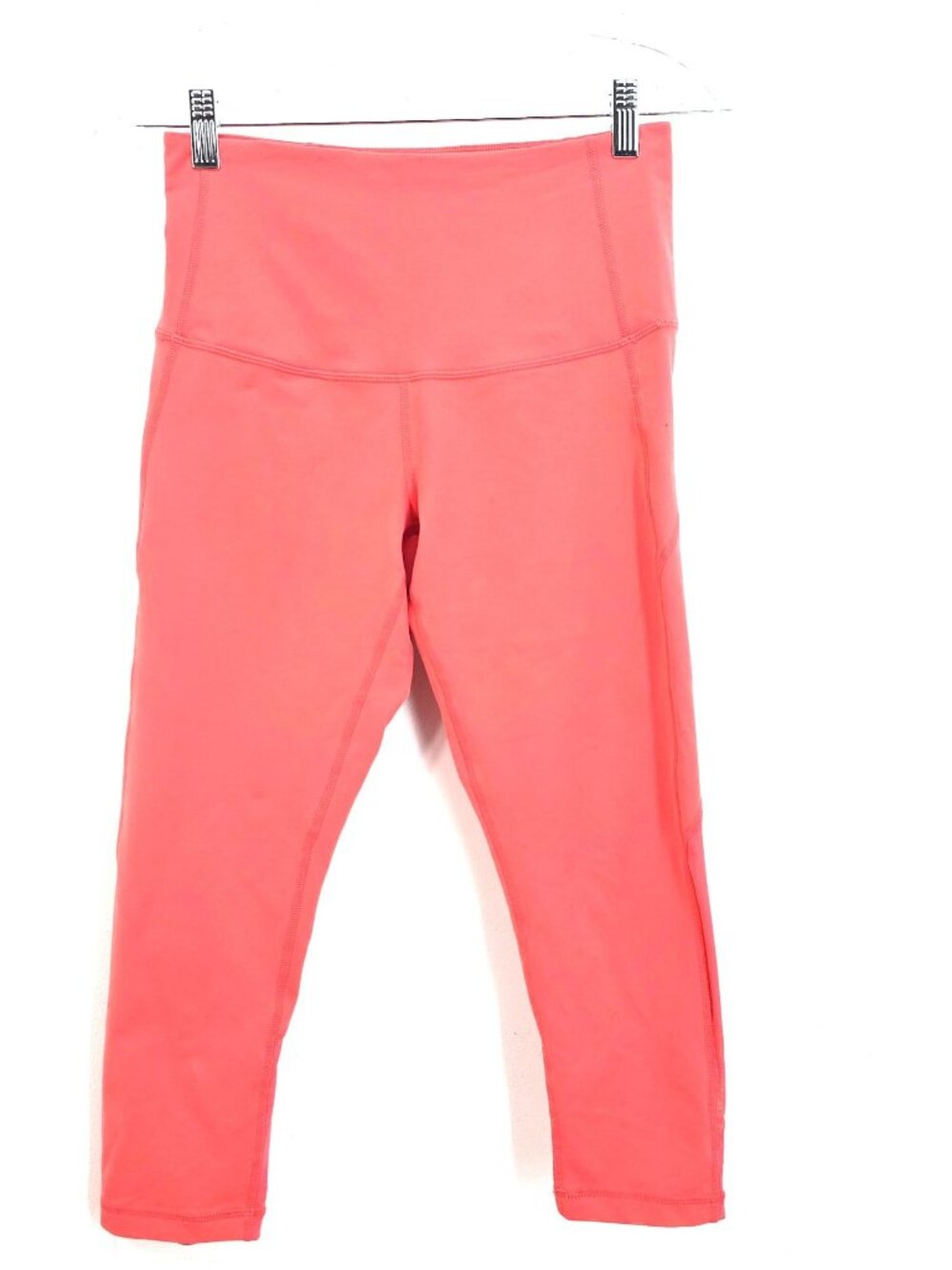 Zella Salmon Coral Pink 3/4 Length Active Yoga Leggings Women Size M